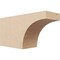 Ekena Millwork 4in. W x 6in. H x 12in. L Huntington Woodgrain TimberThane Rafter Tail, Primed Tan RFTUR04X06X12HUNRCPR - alternate 1